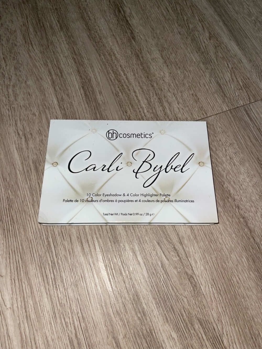 bh cosmetics Carli Bybel 10 Color Eye Shadow & 4 Color Highlighter Palette New